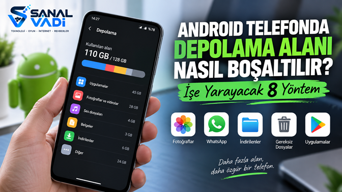 Android Telefonda Depolama Alanı Nasıl Boşaltılır?