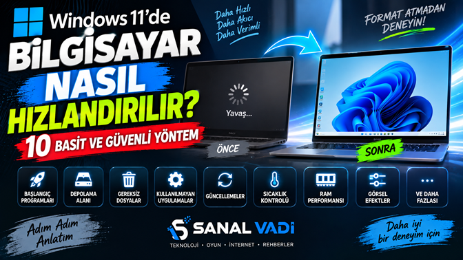 Windows 11’de Bilgisayar Nasıl Hızlandırılır?