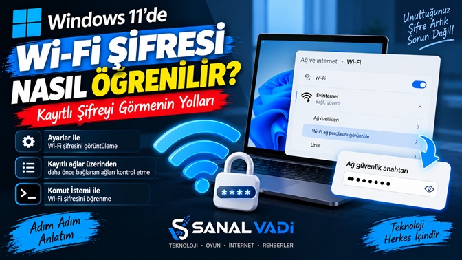 Windows 11’de Wi-Fi Şifresi Nasıl Öğrenilir?
