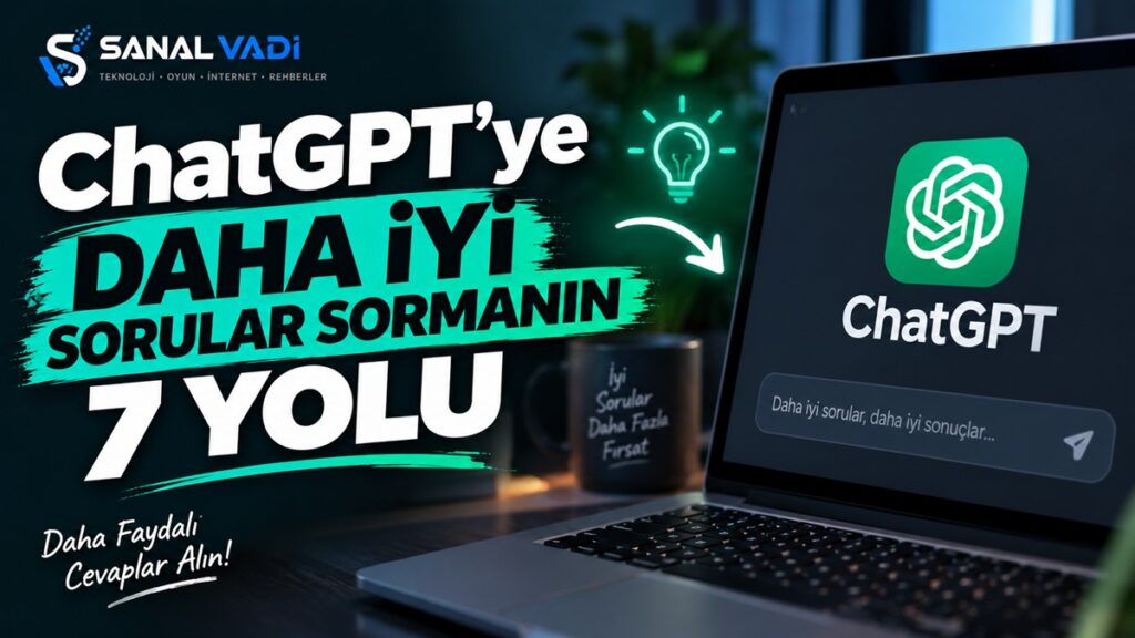 ChatGPT’ye Daha İyi Sorular Sormanın 7 Yolu: Daha Faydalı Cevaplar Alın